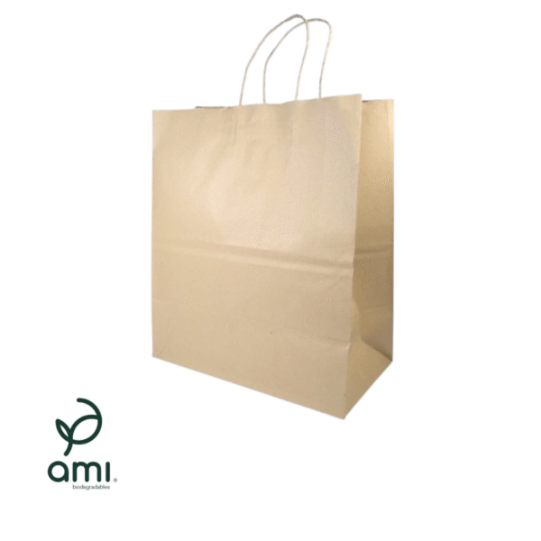 Bolsa kraft Domicilio 2 manija entorchada