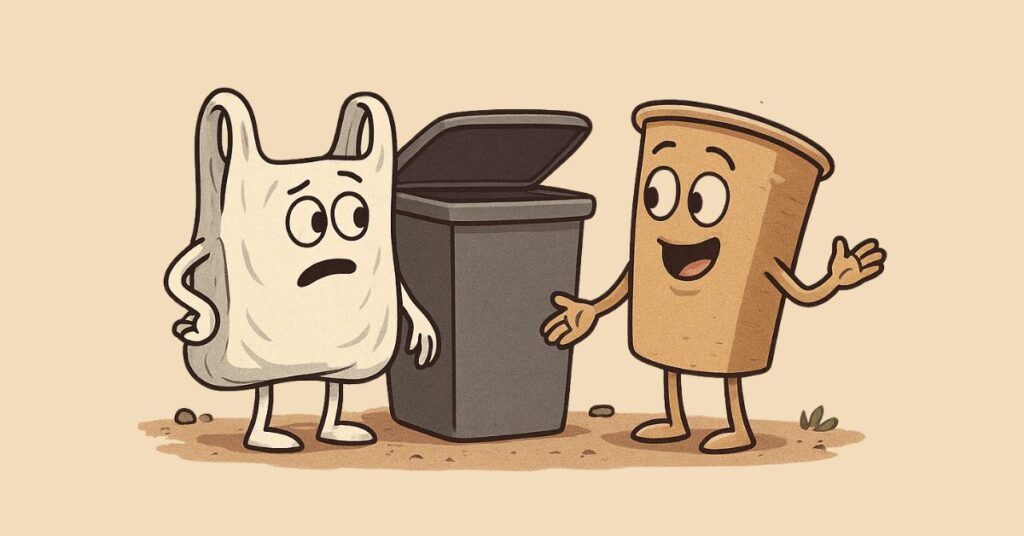 ¿Y si la basura hablara? Lo que dirían los plásticos vs. los biodegradables