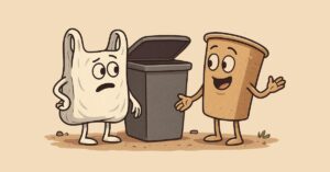 ¿Y si la basura hablara? Lo que dirían los plásticos vs. los biodegradables